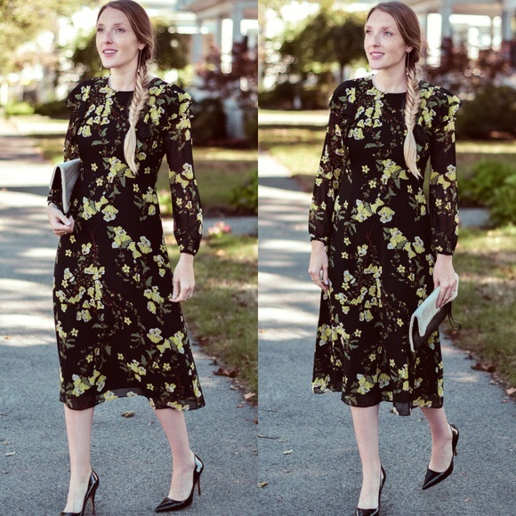 Who What Wear Flutter Shoulder Dress - Picture 1 of 3